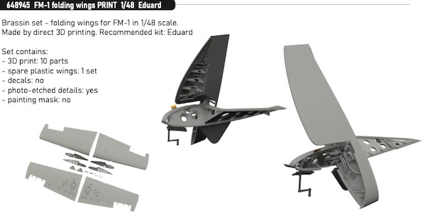 Grumman FM1 Wildcat Folding Wings (Eduard) E648945