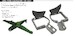 Messerschmitt BF109K-4 Wheelbays (Eduard) E648954