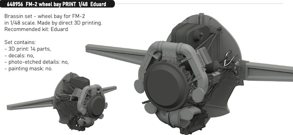 Grumman FM2 Wildcat Wheelbay (Eduard)  E648956