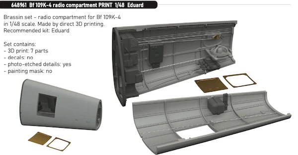 Messerschmitt BF109K-4 Radio Equipment (Eduard)  E648961