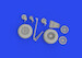 Grumman TBM/TBF Avenger wheels with smooth pattern (Academy, Accurate, Italeri) E648964