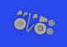 Grumman TBM/TBF Avenger wheels with pattern (Academy, Accurate, Italeri) E648965
