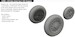Saab J35 Draken Wheels type 2 (Hasegawa) E648968