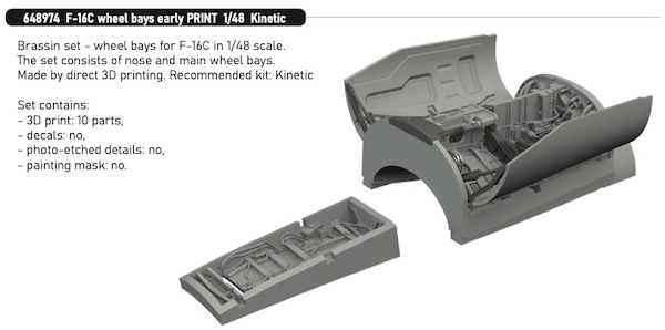 F16C Fighting Falcon Wheel bays - early- (Kinetic)  E648974