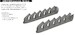 P51B/C Mustang Exhaust Stacks (Eduard) E648992