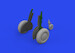 Messerschmitt BF108 Wheels (Eduard) E648999