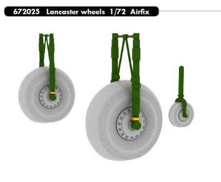 Lancaster Wheels (Airfix)  e672025