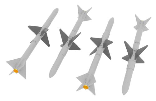 AIM7E Sparrow Missiles (4x)  E672-030
