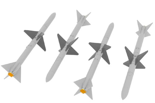 AIM7M Sparrow Missiles (4x)  E672-032