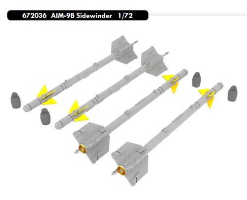 AIM-9B Sidewinder (4x) E672036