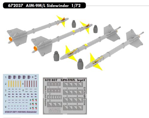 AIM-9M/L Sidewinder (4x)  e672-037
