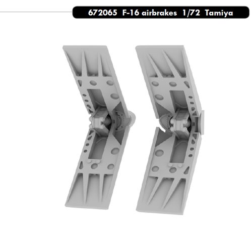 F16CJ Fighting Falcon Airbrakes (Tamiya)  E672065