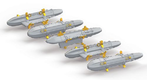 TER Triple ejection rack (5x) E672120