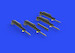 R-3R missiles with Pylons for Mikoyan MiG21 Fisbed (4x) E672237