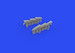 Spitfire MKVc Exhaust stacks (Airfix) E672250