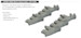 Spitfire MKVc Exhaust stacks (Airfix) E672250