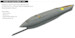 R-V Radar calibration Pod for Mikoyan MiG21PF (Eduard) E672252