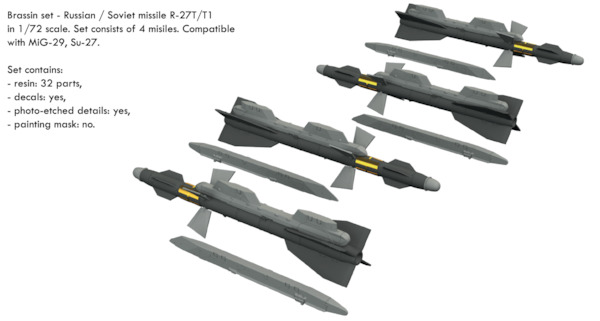 R27T/T1 / AA10 Alamo B Missiles (4x)  E672257