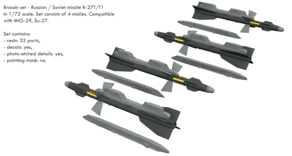 R27T/T1 / AA10 Alamo B Missiles (4x) E672257