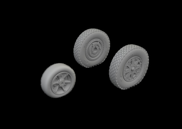 Bell P39Q Airacobra wheels (Arma) E672303