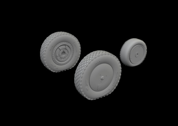 Bell P39Q Airacobra wheels with rims (Arma) E672304