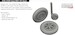 Messerschmitt BF109F wheels (Eduard) E672316