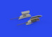 Messerschmitt BF109F/G/K Underwing Gun Pods - open - (Eduard) E672326