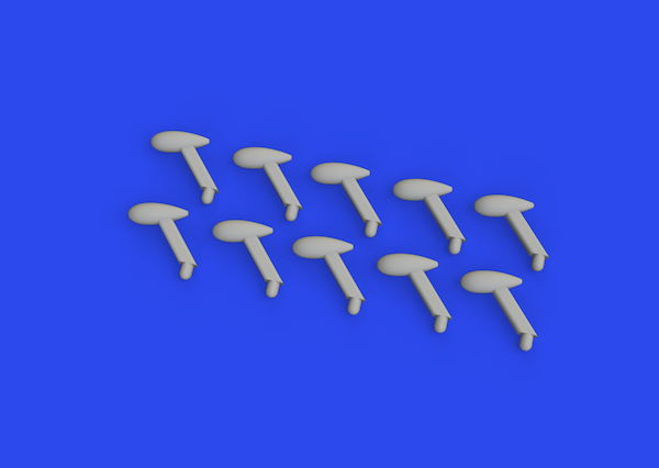 Messerschmitt BF109F Balance Weights (Eduard) (10x) E672329