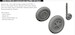 Messerschmitt BF109G-4 wheels for Plain Wings (Eduard) E672340