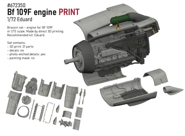 Messerschmitt BF109F Engine (Eduard) E672350