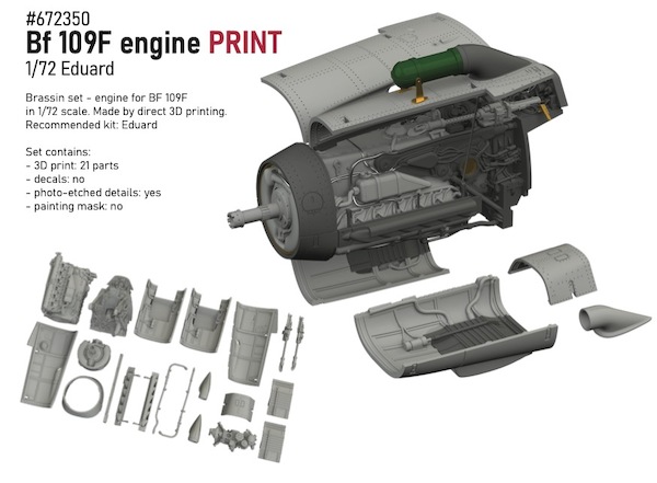 Messerschmitt BF109F Engine (Eduard)  E672350