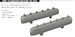North American P51D Mustang  exhaust Stacks with fairings (Eduard) E672359