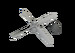 North American P51D Mustang Hamilton Standard Propeller cuffed (Eduard) E672361