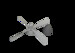 North American P51D Mustang Hamilton Standard Propeller uncuffed (Eduard)  E672362