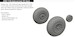 North American P51D Mustang Wheels - Oval Tread (Eduard) E672367