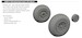 North American P51D Mustang Wheels -Block Tread 2  (Eduard) E672371