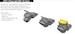 North American P51D Gun sights (3x) E672377