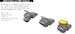 North American P51D Gun sights (3x) E672377