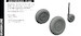 Messerschmitt BF109G-10 wheels (Eduard) E672385