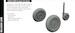 Messerschmitt BF109G-10 wheels (Eduard) E672385