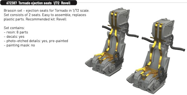 Tornado Ejection seats (Revell) E672387