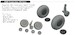 DH Mosuito Wheels (Tamiya) E672403
