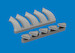 DH Mosquito Exhausts (Tamiya)  E672404
