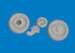 Messerschmitt BF109G-6 wheels (Eduard) E672405