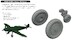 Messerschmitt BF109G-6 wheels (Eduard) E672405