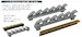 Messerschmitt BF109G-6 Exhaust stacks (Tamiya) E672406