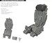Mikoyan MiG21 Ejection seat with Integrated Resin Seatbelts (Eduard) E672418