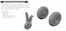 Focke Wulf FW190A wheels - Early- (Tamiya) E672419