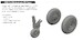 Focke Wulf FW190A wheels - Early- (Tamiya) E672419
