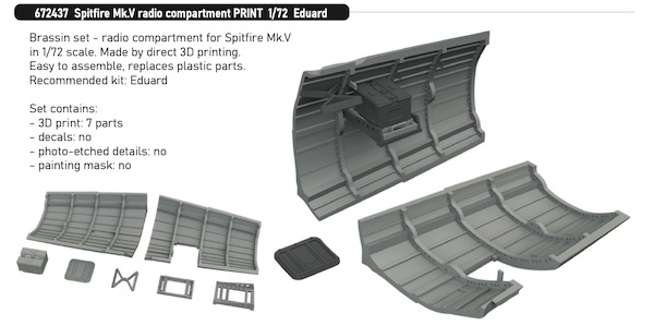 Spitfire MKV radio Compartiment (Eduard)  E672437